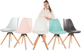 Stílusos forgószék, fehér, ETOSA