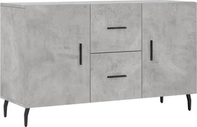 vidaXL betonszürke szerelt fa tálalószekrény 100 x 36 x 60 cm