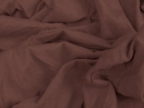 Jersey sötétbarna lepedő 180x200 cm