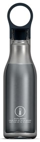 Sötétkék rozsdamentes acél utazó ivópalack 500 ml Loop – Joseph Joseph