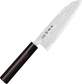 Kanetsune Zen-Bokashi Aogami#2 Japán Éles Konyhakés Santoku 16,5cm