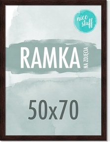 Képkeret 50x70 B2 Képkeret 70x50 sötétbarna Wenge barna