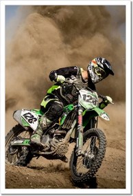 Poszterek keretben 40x60 MotoCross Motorkerékpár Motor