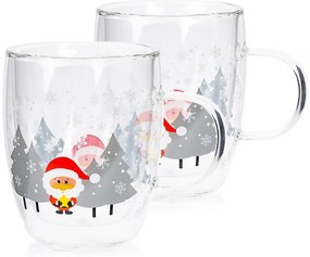 4Home Hot&Cool Mug Santa thermo pohár 270 ml, 2 db