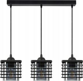 Függő lámpa Csillár Drót lámpabúra Üveg Led