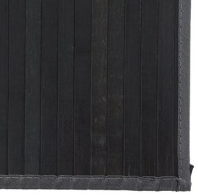 négyszögletű szürke bambusz szőnyeg 80 x 1000 cm