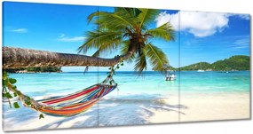 Vászonkép 180x90 Trópusok Tájképek Pálmafák