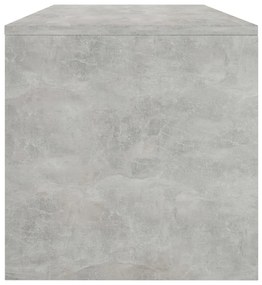 Betonszürke szerelt fa dohányzóasztal 100 x 40 x 40 cm