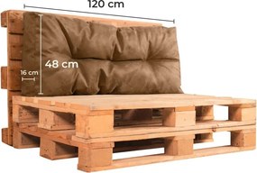 EMI kerti raklap párna szett 2db barna