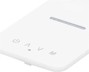 Asztali lámpa, LED, szabályozható, Qi töltővel, USB, HOME, fehér (VLMLA10Q)