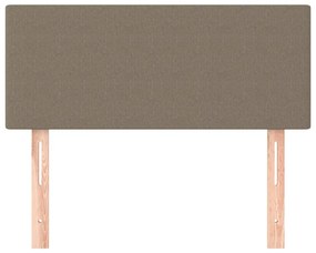 tópszínű szövet fejtámla 90x5x78/88 cm