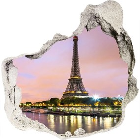 3d lyuk fal dekoráció Eiffel-torony párizs nd-p-73567490