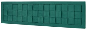 Fejtámla Tervo 180x45 cm bársony zöld [en.casa]