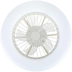 Lucci Air 513200 - LED Dimmelhető lámpa ventilátorral OSLO LED/20W/230V fehér + távirányító