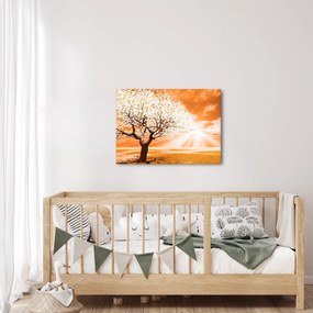 Narancssárga fa képe (70x50 cm)