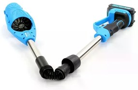 HAYAMI HA-1043 akkus lombfúvó + 2 db akkumulátor + tartozékok