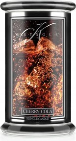 Cherry Cola Kringle Candle nagy gyertya két kanóccal (624g)