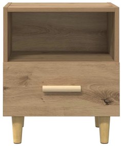 Éjjeliszekrény fiókkal kézműves tölgy 40 x 35 x 47.5 cm Faanyag