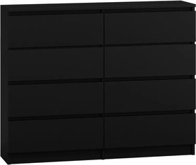 M8 120 komód, fekete