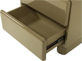 Zöld fényes éjjeliszekrény Lustra – WOOOD