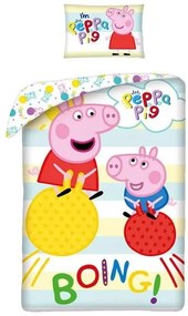 Peppa malac Boing ágyneműhuzat 140×200cm, 70×90 cm
