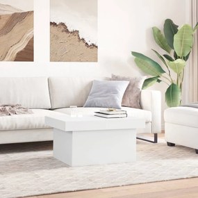 fehér szerelt fa dohányzóasztal 100 x 55 x 40 cm