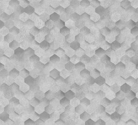 Fali tapéta világosszürke méhsejt 42512-30