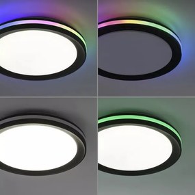 JUST LIGHT. 7509018 - GANGES LED RGBW mennyezeti lámpa 24W/230V + DO