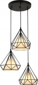 Függő mennyezeti lámpa Gyémánt Loft kerek Led