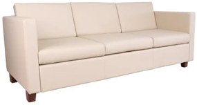 ANT-Soprano103 háromszemélyes kanapé, textilbőr