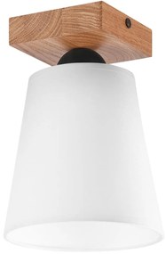 Felületre szerelhető csillár LULA 1xE27/60W/230V tölgy