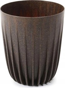 Virágtartó kaspó terasz erkély otthonra Dekoratív barna virágtartó magas