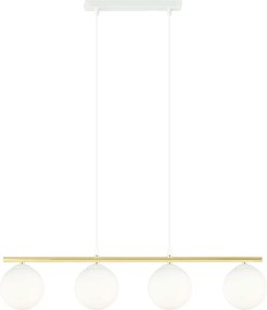 Emibig modern függeszték allora fehér arany emi1255/4