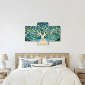 Kép – Mágikus fa spirálokkal (90x60 cm)