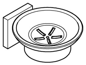 GROHE 41096000 - START CUBE szappantartó tál 110 × 56 × 125 mm fényes króm