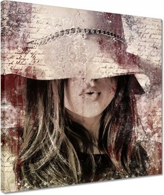 Vászonkép 40x40 A kalap mindig divatos