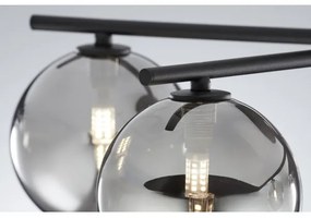 Jupiter 2048 - Felületre szerelhető csillár PRATO 5xG9/14W/230V fekete/füstszürke