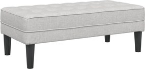 vidaXL pad párnával Felhőszürke 113 x 57 x 39 cm szövet