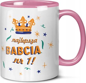 Ajándék Nagyinak Korona Bögre Legjobb Nagymama No. 1 Névnap Születésnap