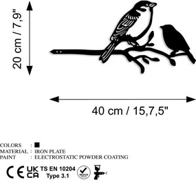 Bird On The Branch 02 - Black
