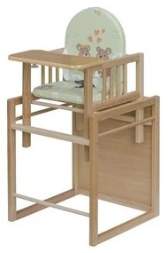 COSING - Gyermek étkezőszék 2 az 1-ben Viktoria bükk/zöld