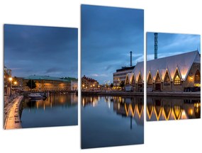Vízcsatorna képe - Göteborg (90x60 cm)
