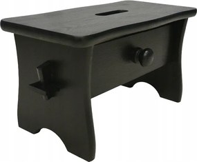 Közepes Fekete Szék Fiókkal Zsámoly Zsinór Evőeszköz Zsidó Segédeszköz