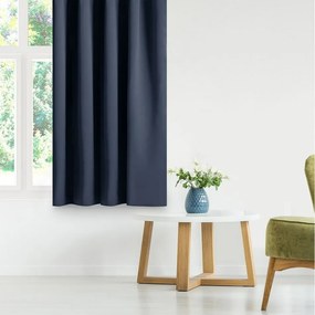 AmeliaHome Blackout Oxford Pleat függöny, indigó, 140 x 245 cm