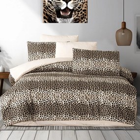 Leopard pamut ágyneműhuzat 200x140cm+90x70cm TiaHome