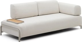 Bézs zsenília moduláris kanapé 232 cm Compo – Kave Home