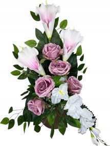 Csokor Nád Kompozíció Sír Temető Művirágok