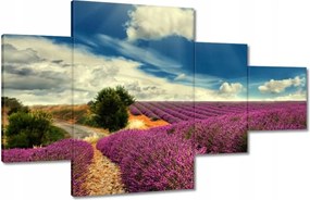 Festmények 130x80 Levendula tájkép