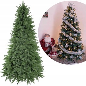 Prémium Mesterséges Karácsonyfa Sűrű Zöld 180 cm Full Pe 100% Szilikon