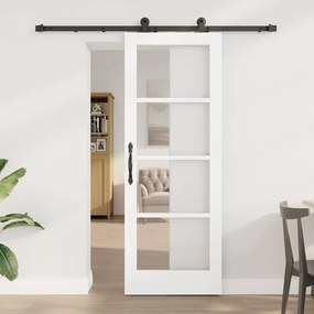 Csúszóajtó ORKDAL Fehér 73.5 x 198.5 cm Fa és fém
